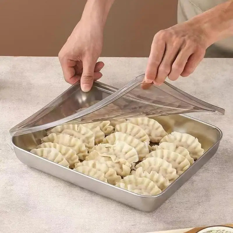 Dumpling Fruits Vegetables Meat Cake Kitchen Storage Box Refrigerator Qme