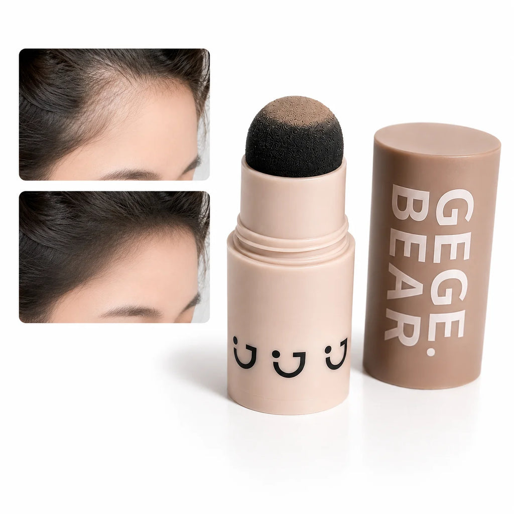 Hairline Shadow Powder Stick Waterproof Root Touch Up Concealer for Gray Roots Thinning Hair Natural Hairline Filler 3 Colors Qme
