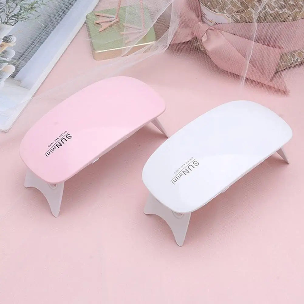 Mini UV LED Nail Dryer 6W USB Portable Gel Polish Resin Curing Lamp Qme
