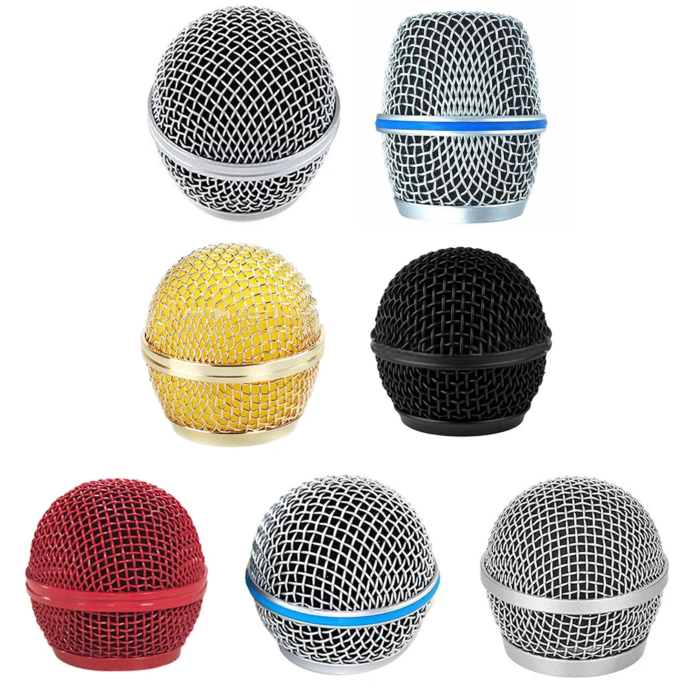 Microphone Replacement Head Mic Grille Cover Shure Beta 58 Microph Qme