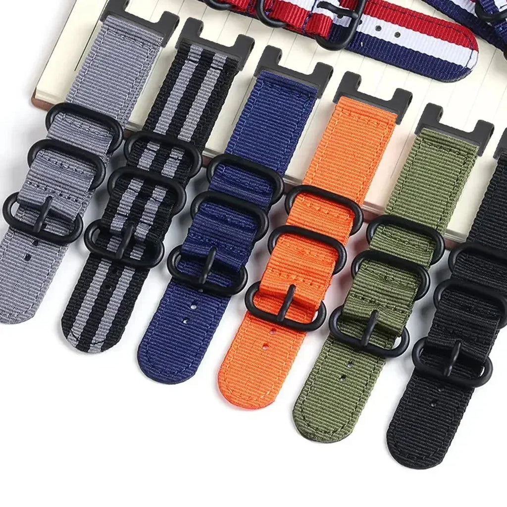 Nylon Band for Huami Amazfit T-rex 3/2 pro Watch Strap for Huami Amazfit T-rex Ultra Sport Belt Smartwatch Bracelet Accessories Qme