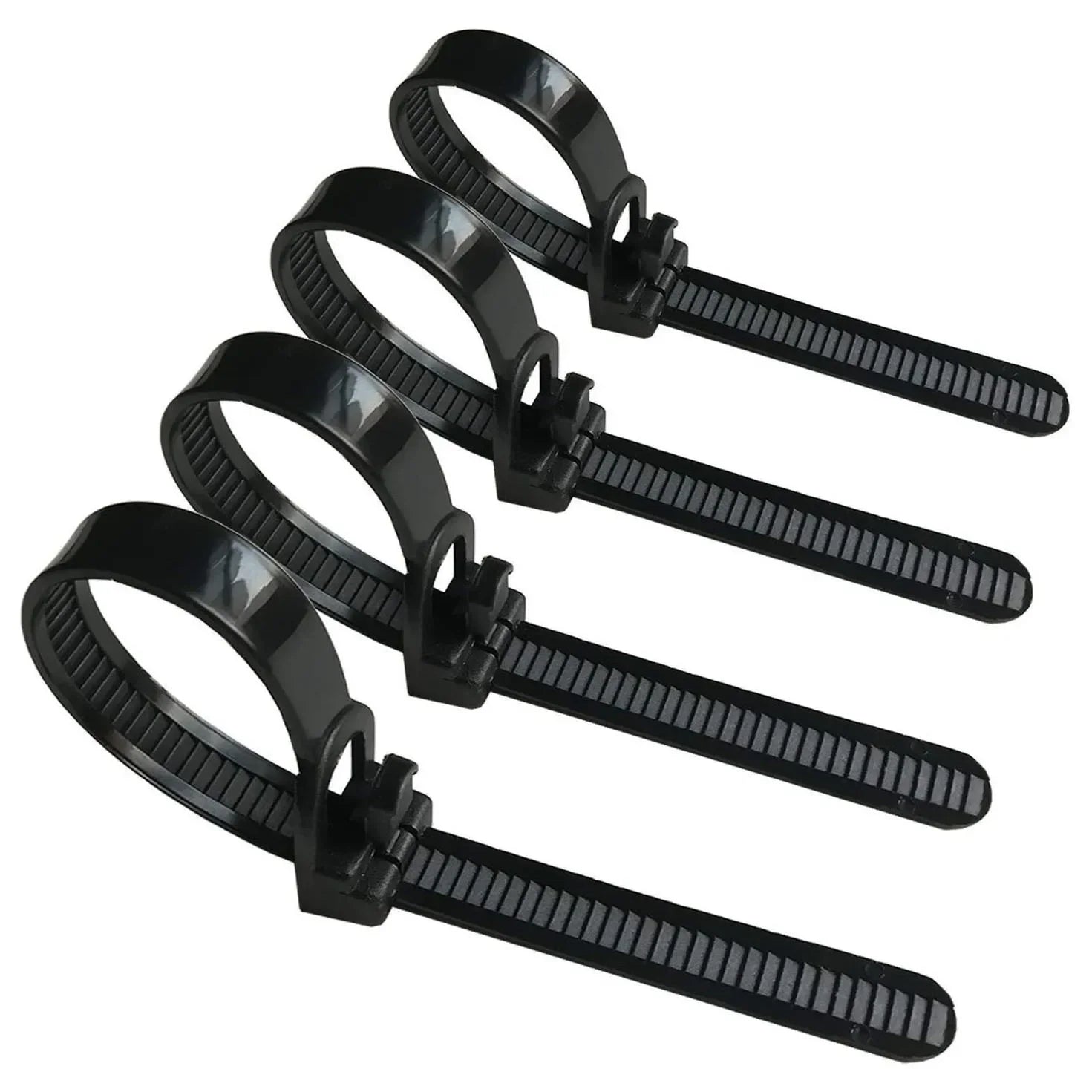 Reusable and detachable zip ties - heavy-duty and durable Qme