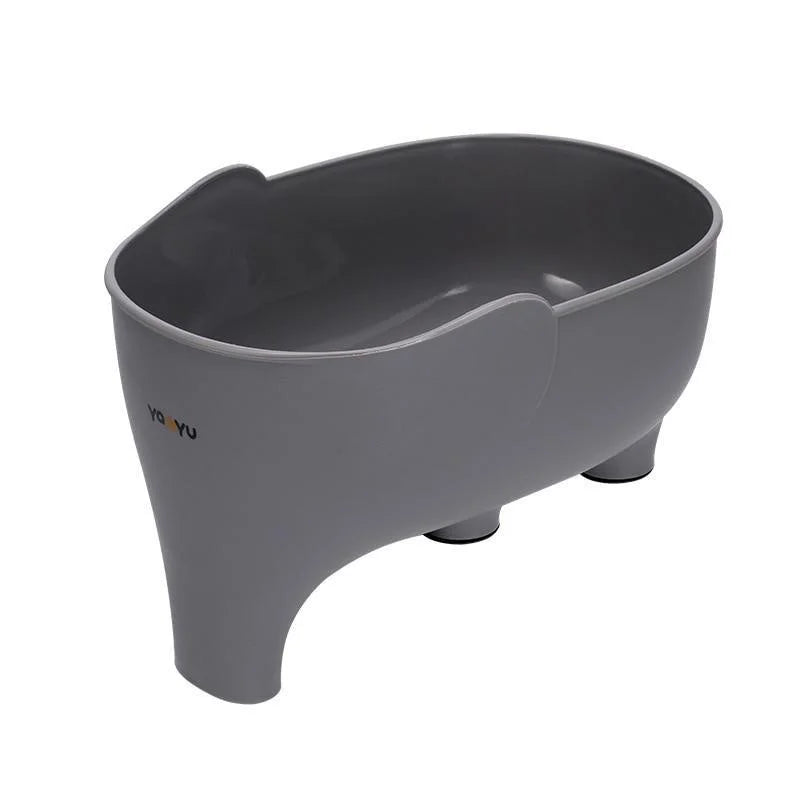 Elephant Drain Baskets Multi-purpose Kitchen Storage Drains Basket Qme Grey