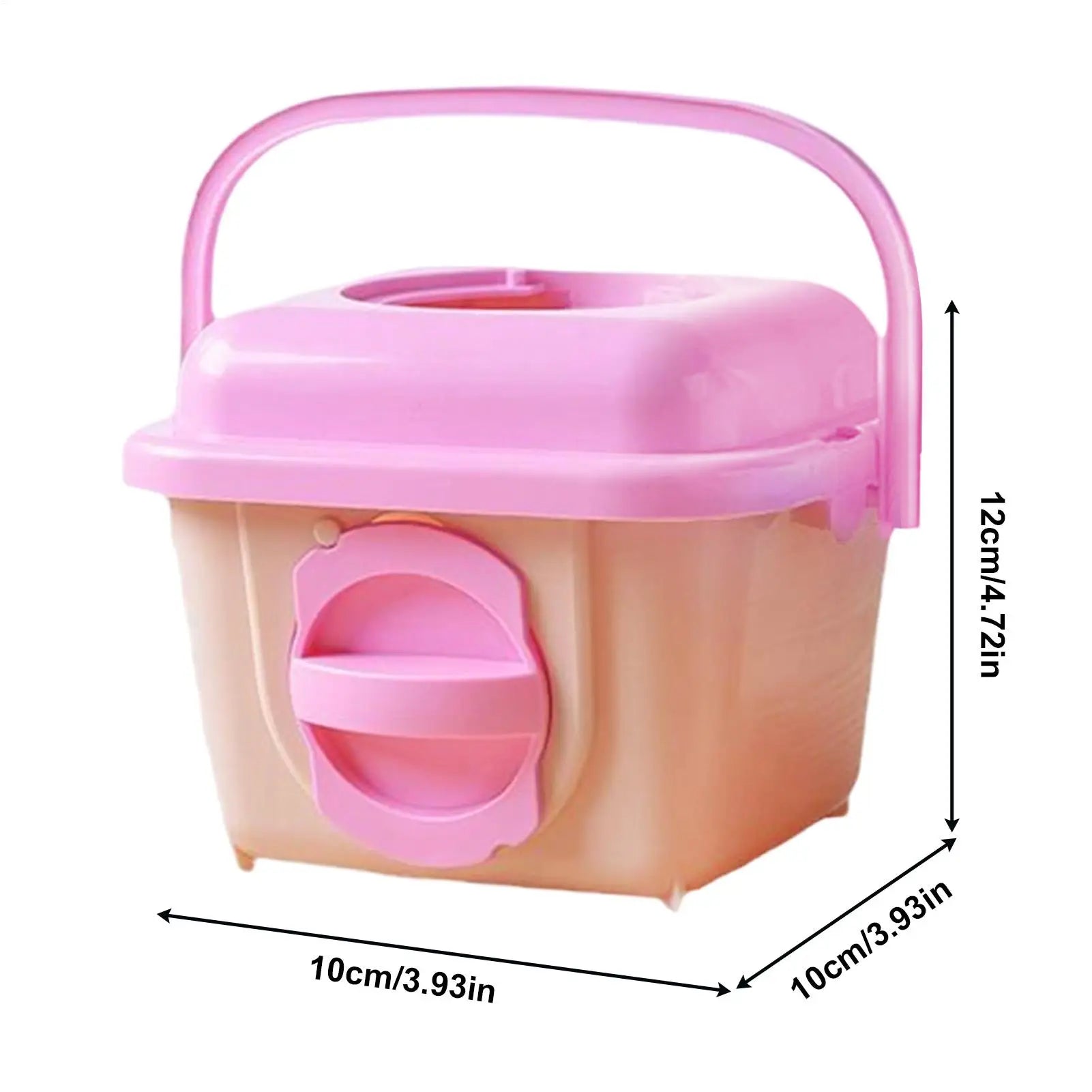 Hamster Carrier Portable Transport Crate with Handle Breathable Small Animal Cage for Hamster Gerbil Chinchilla Hedgehog Ferret Qme