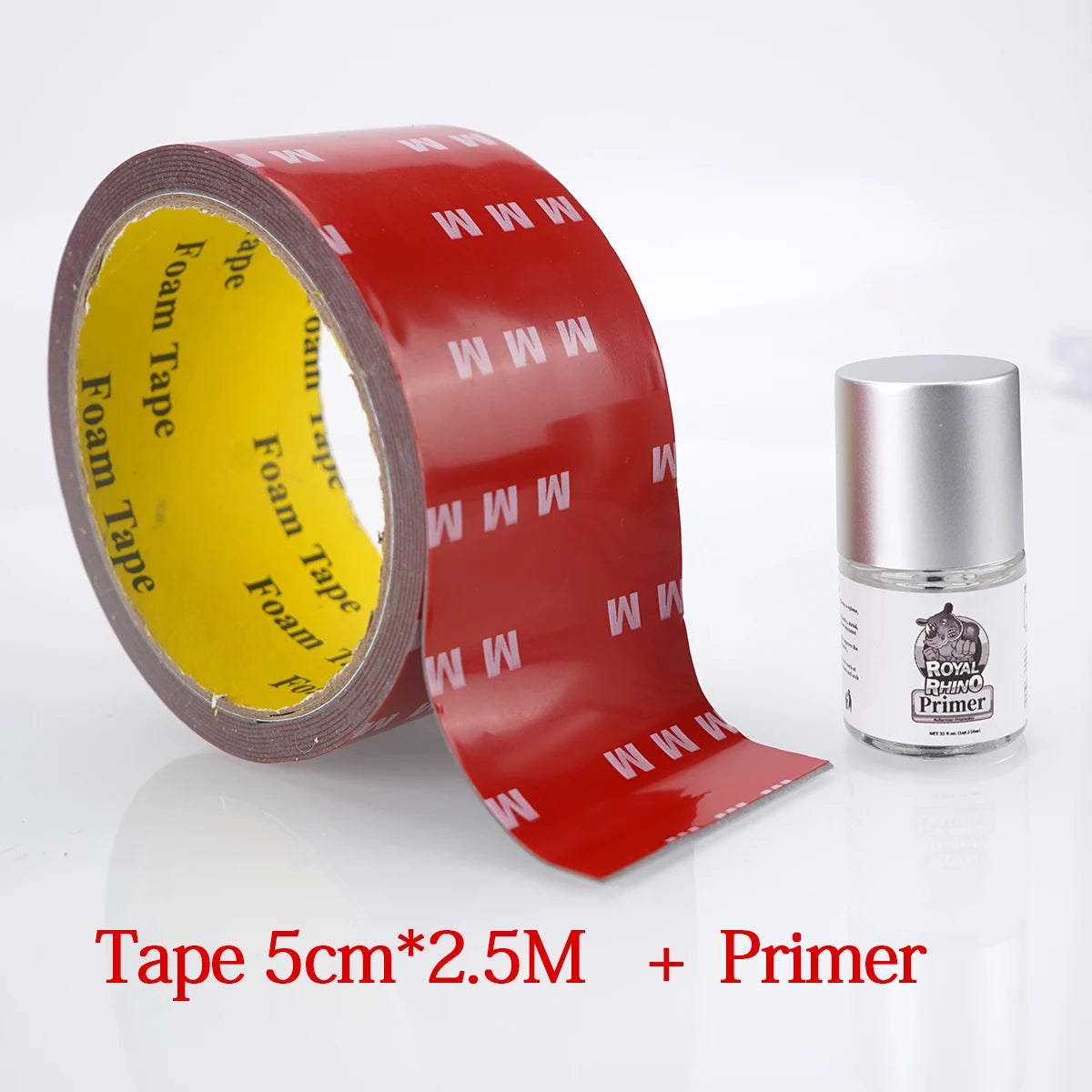 944 Primer Adhesion Promoter and Double Sided Tape Super Paste Combination 10ml Double Sided Tape Aid For Car Accessories Qme Primer 50mm tape