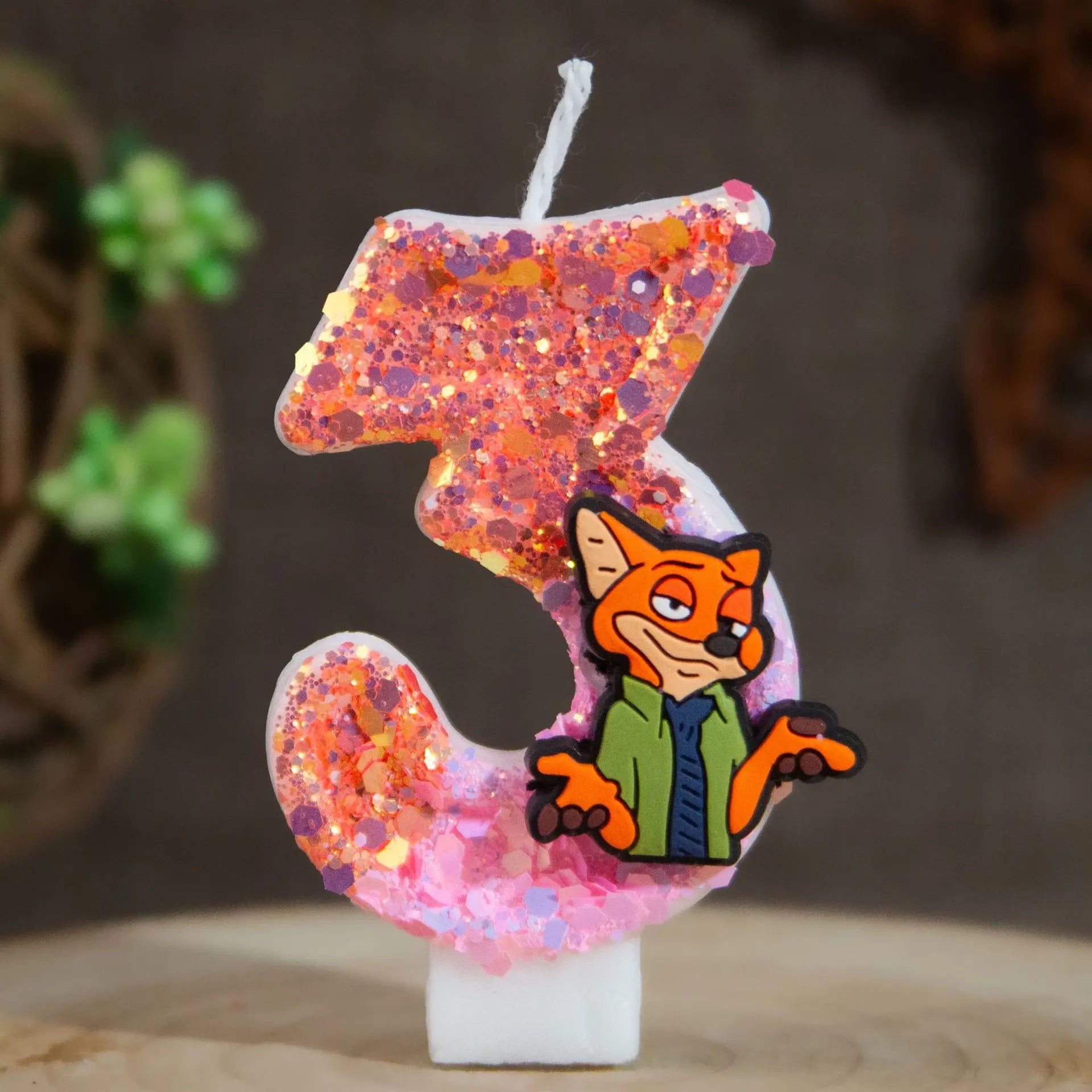 Nick's Birthday Candles Number 0-9 Cake Decorations Candle Student's Qme 3