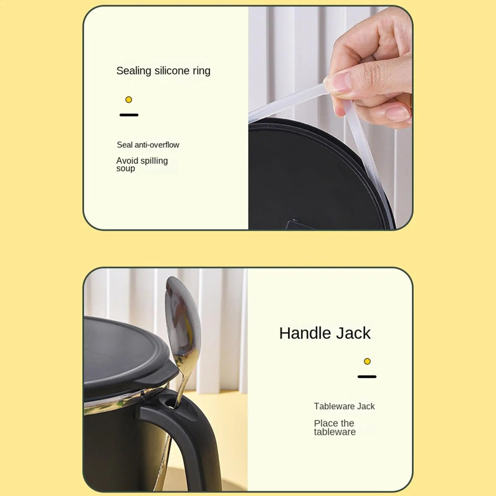Soup Bowls Handles Large Stainless Steel Containers Noodle Bowl Qme China Mainland