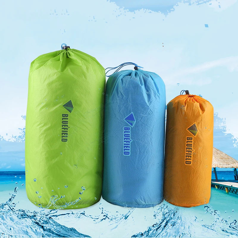 Cord Bag Outdoor Dry Waterproof Nylon Storage Pouches Tent Peg Travel Qme