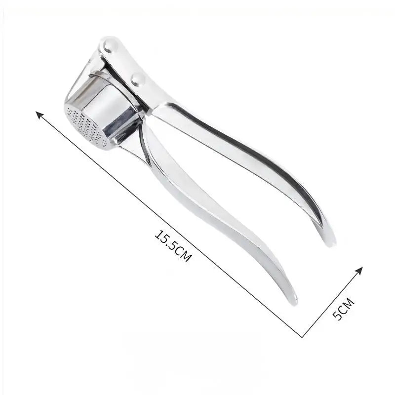 Garlic Press, Premium Rust Proof Kitchen Garlic Mincer Crusher Squeezer With Ergonomic Handle, Ginger Crusher With Good Grip Qme A