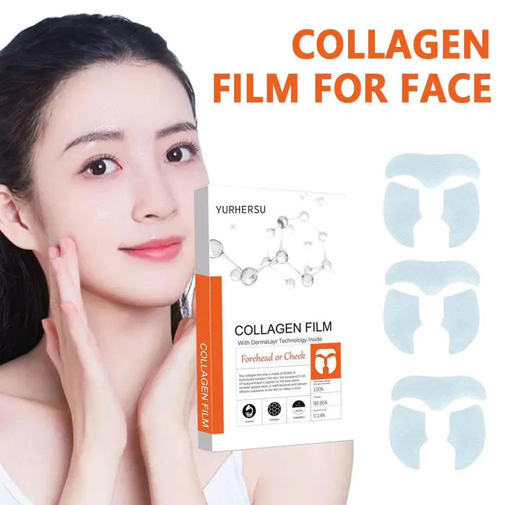 1 Set Collagen Film Water Soluble 2024 Moisturizing Paste Essence Dark Patch Circles Face Collagen Face Skin Care Qme