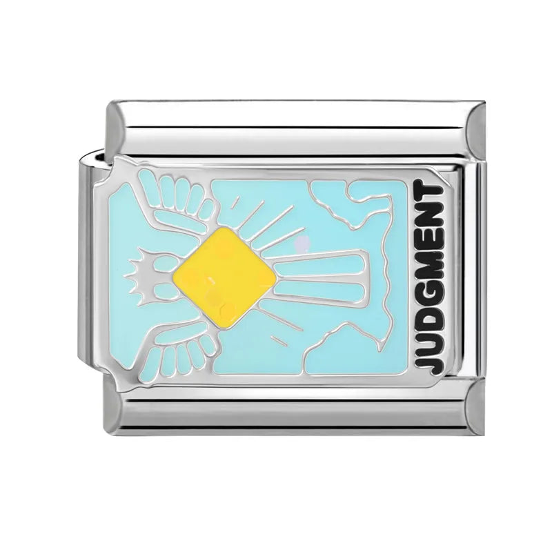Premium 2026 New Women's Fashion Colorful Tarot Cards Italian Charm Beads Fit 9mm Bracelet Stainless Steel Making Jewelry Gift Qme Style 10