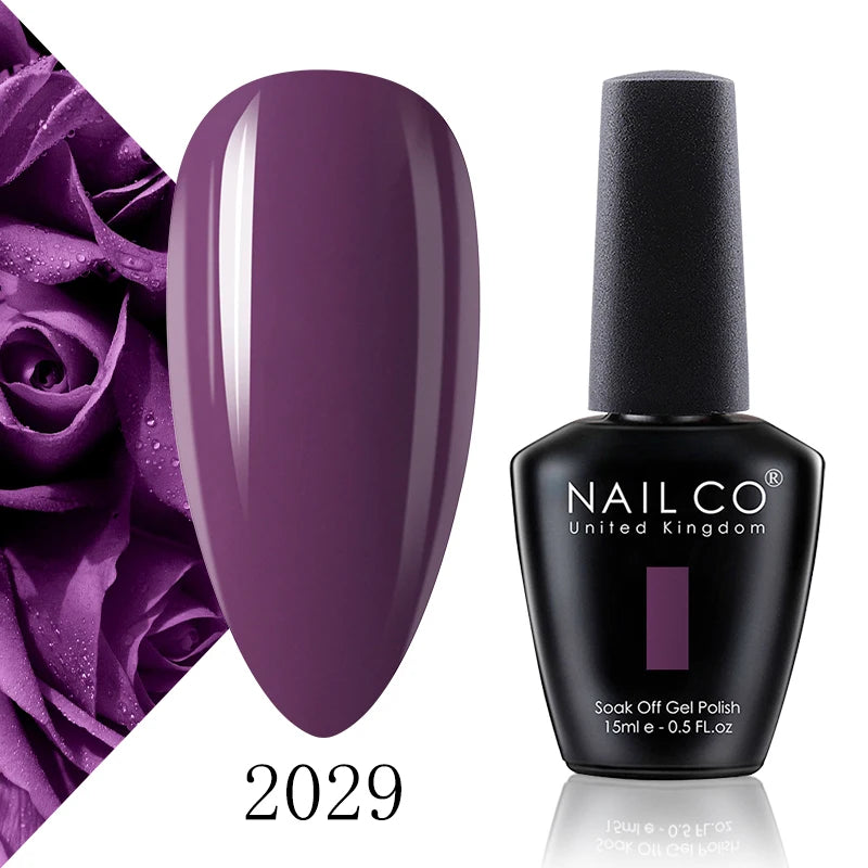NAILCO 131 Colors Nail Gel Polish Off LED Semi Permanant Art Hybrid