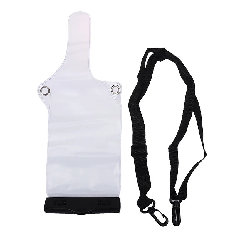 Walkie Talkie Cover Holder Lanyard Portable Radio Waterproof Case Bag Qme