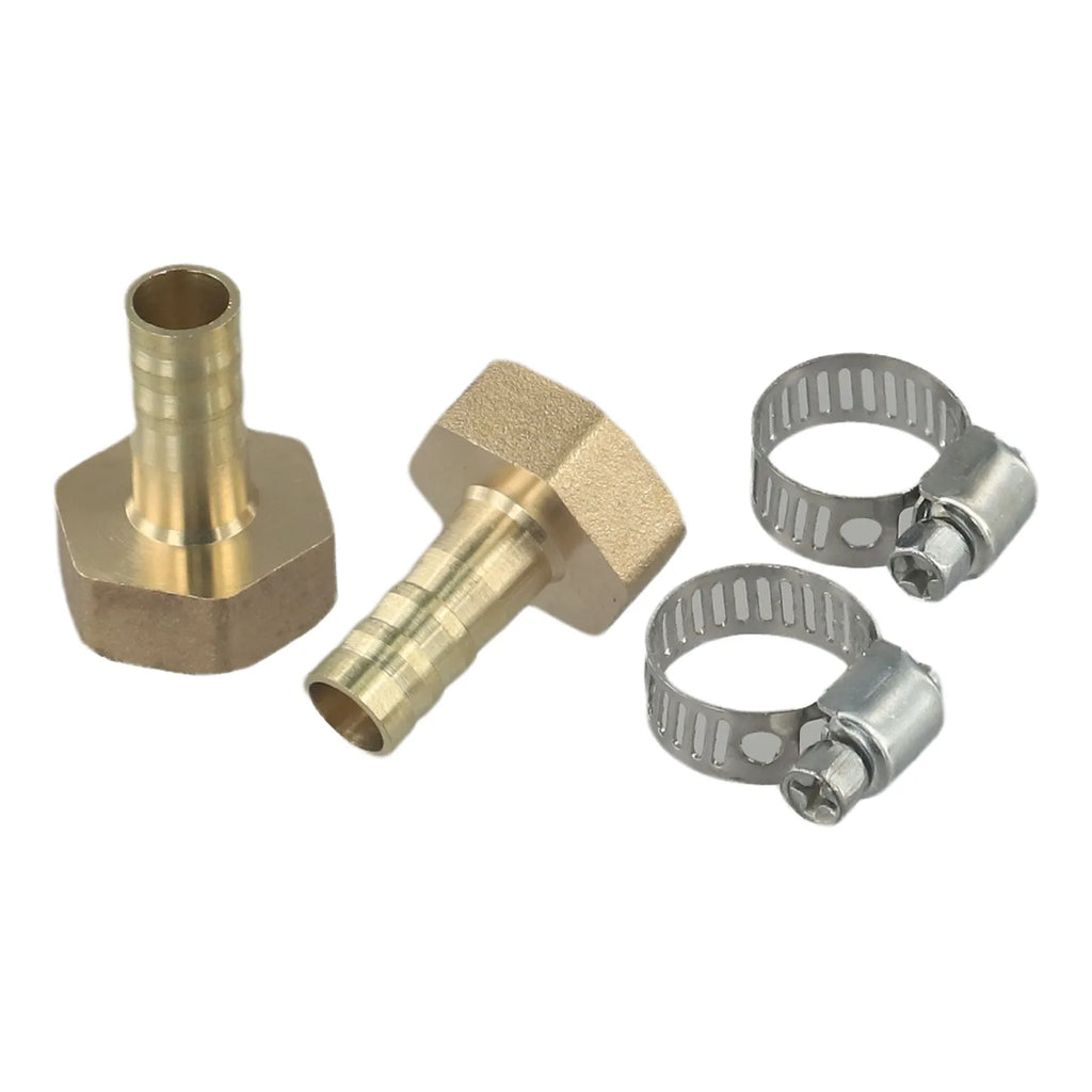 12V DC Water Pump Kit 1/2" NPT And For BSP Female Thead Quiet Solar Hot Water Circulation Pump With Brass Coupler And Clamp Qme