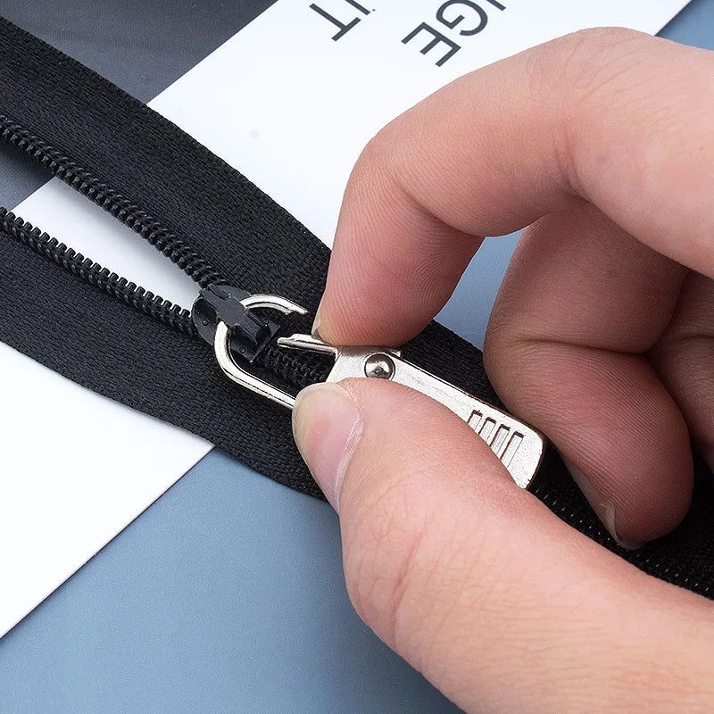 Zipper Slider Puller Instant Zipper Repair Kit Replacement For Broken Buckle Travel Bag Suitcase Zipper Head DIY Sewing Craft Qme