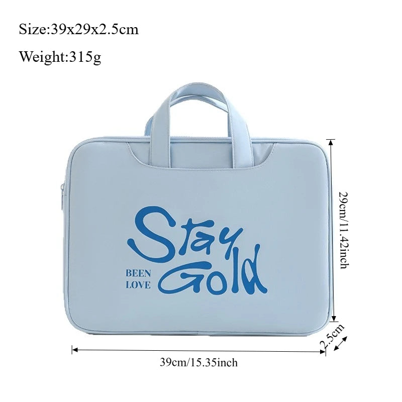 Laptop Tote 1415.6 Inch Laptop Protective Case Commuter Bag for Apple MacBook Huawei Lenovo Xiaomi HP Dell Acer Computer Case Qme LCB-Blue15.6