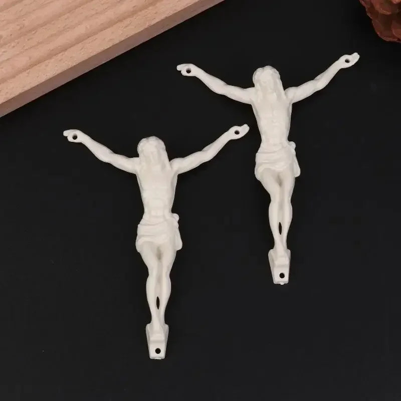 1/3Pcs Jesus Figurine Pendant For DIY Jewelry Craft Accessories Housewarmings Gift Present Decoration Qme