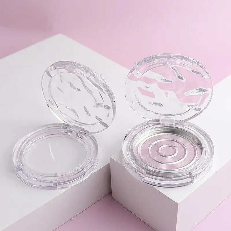 Innovative Clear Wavy Blush Box Seamless Makeup Organization Powder Qme Default Title