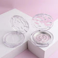 Innovative Clear Wavy Blush Box Seamless Makeup Organization Powder Qme Default Title