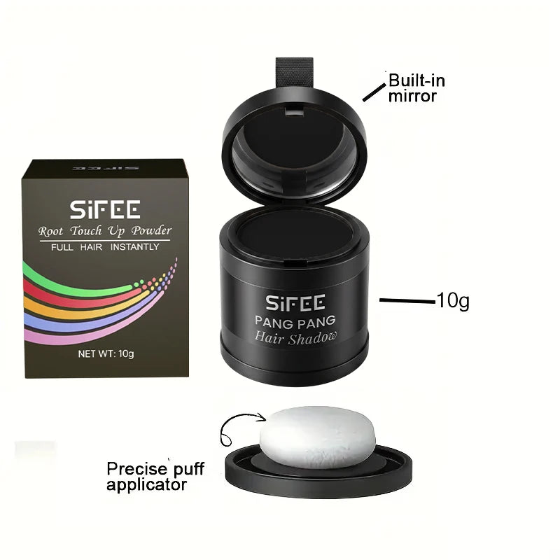 3 Hair Line Powder Black Root Up Natural Instant Waterproof Hairline Qme