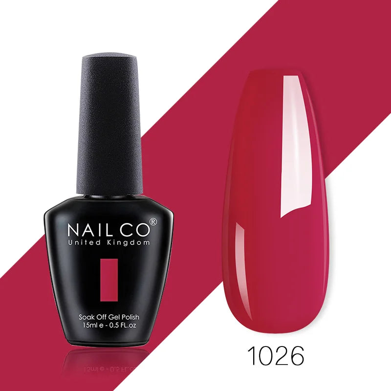 NAILCO 85 Colors Nail Gel UV LED Lacquer Manicure Varnish Hybrid Semi