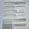 6pcs Professional Hair Cutting Comb Set, Anti-Static Carbon Fiber Combs With Scale, Salon Barber Styling Tool Kit Qme 6pcs