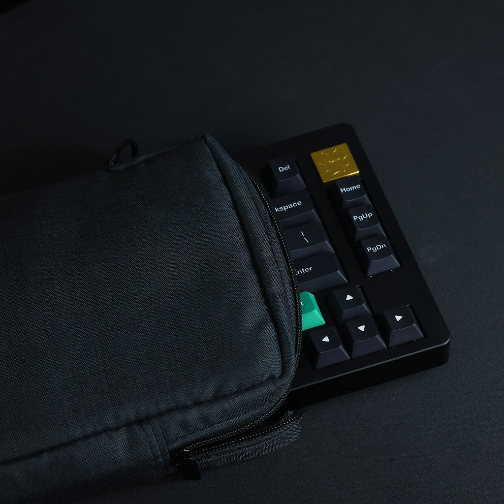 Chosfox Protable Keyboard Storage Bag Large Capacity Mechanical Keyboard Bag 87/75/67 Thickened Fabric Waterproof Protect Bag Qme