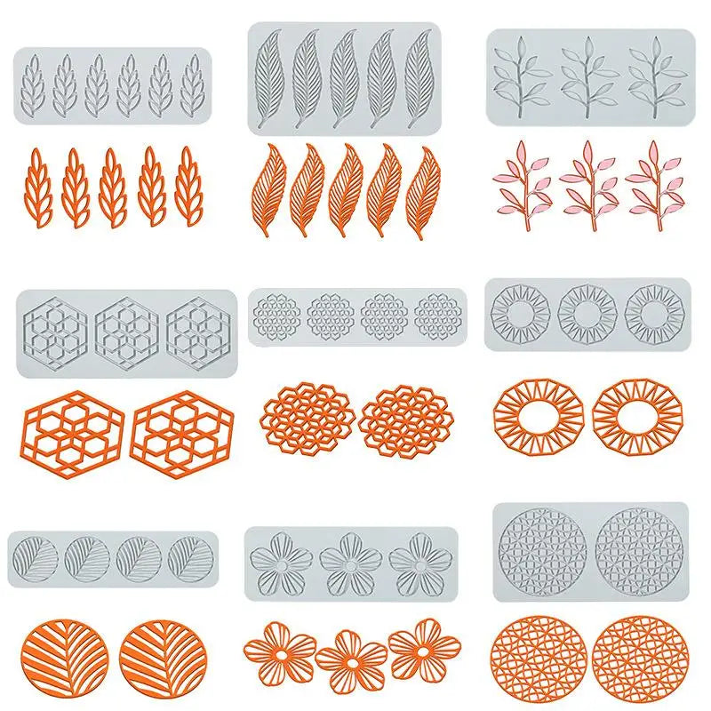 Silicone Fondant Molds Chocolate Mold Sugar Craft Gum Decorative Lace Qme