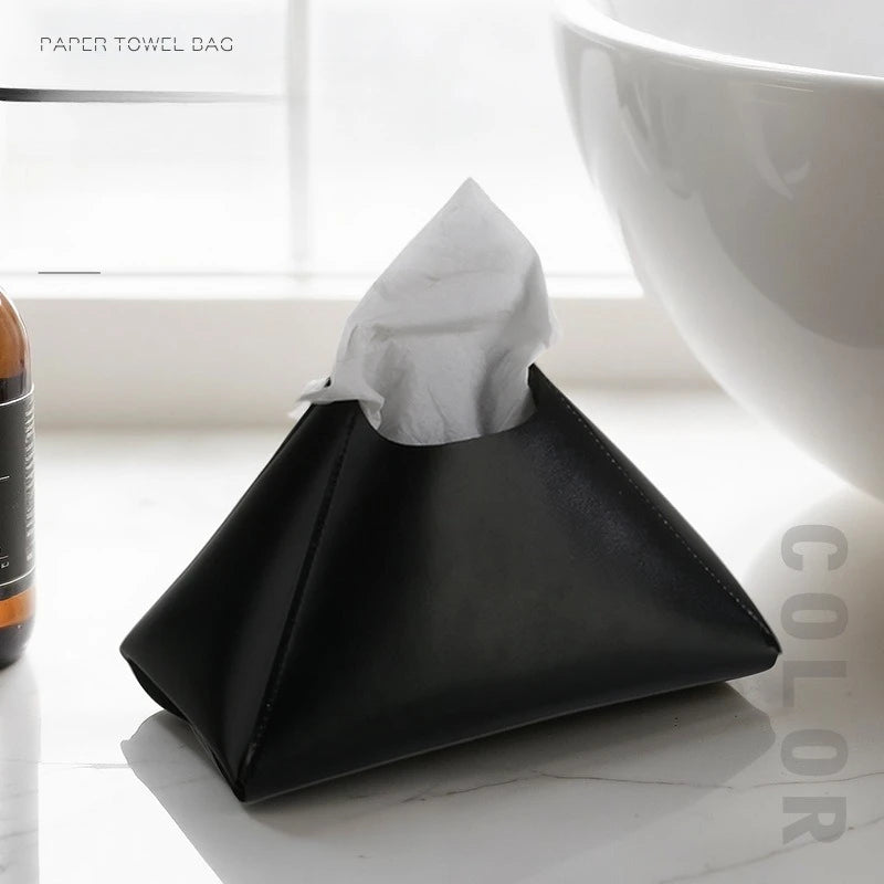 Tissue Bag Nordic Simple Box Convenient Pumping Paper Towels Leather Qme