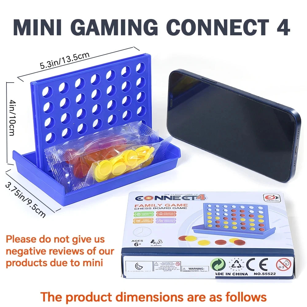 Four In A Row Bingo Chess Connect Classic Family Board Game Toys Fun Educational Toy for Kids Children Entertainment Board Games Qme
