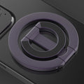 Double-sided Magnetic Phone Holder Double Sided Super Magnet Portable Folding Stand Ring Holder Desktop Bracket For All Phones Qme PURPLE