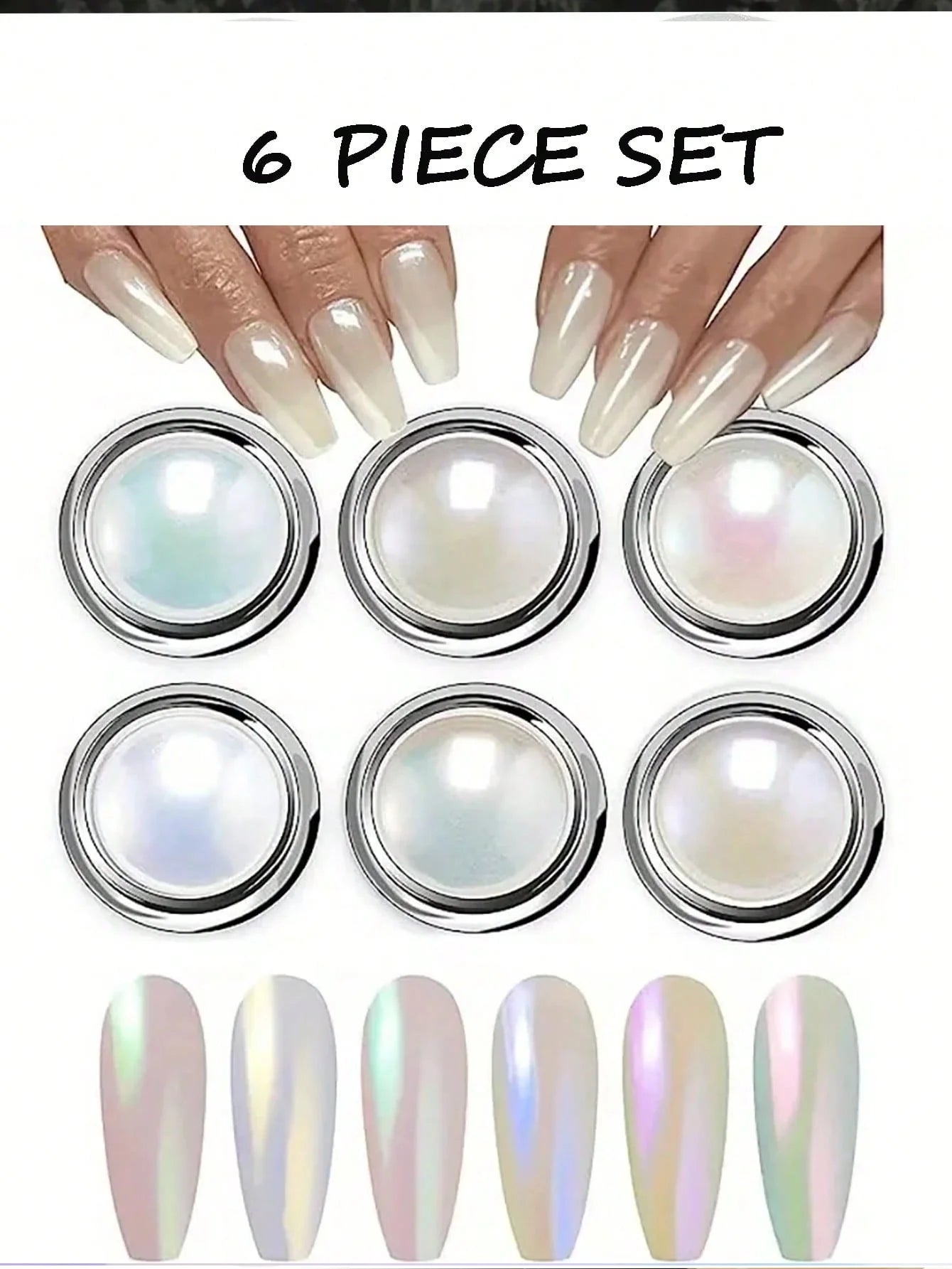 6 16 Colors Light Solid Gradual Change Powder Eye Shadow Plate Qme 03