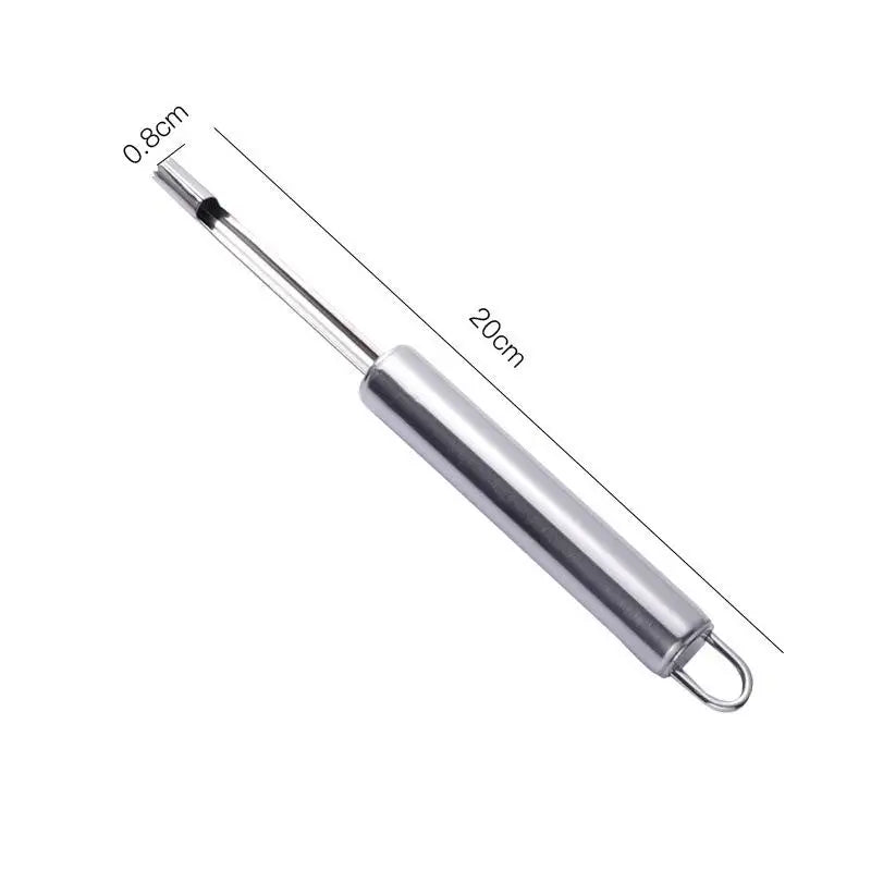 Stainless Steel Corer Fruit Seed Core Remover Pear Seeder Slicer Qme A1