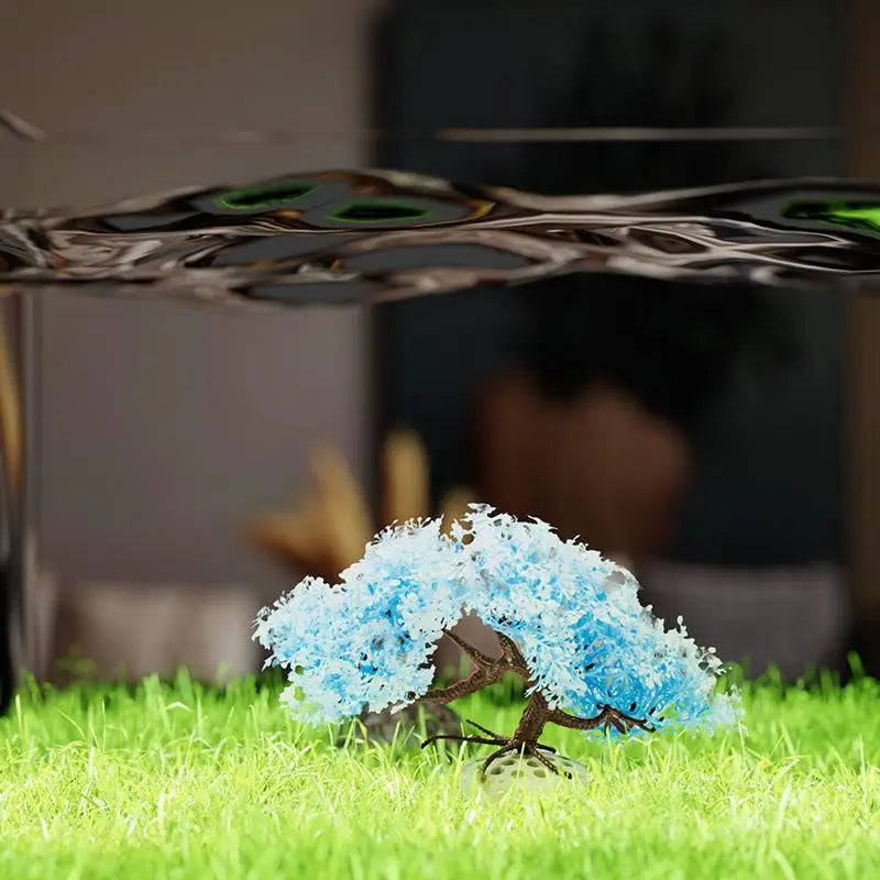 Fish Tank Decoration Simulated Tree Aquarium Plastic Plant Artificial Qme