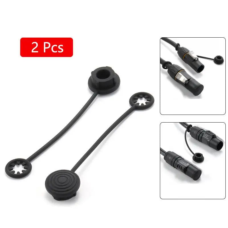 Silicone Dust Cover Audio Power Network Plug Protection Waterproof Qme A2