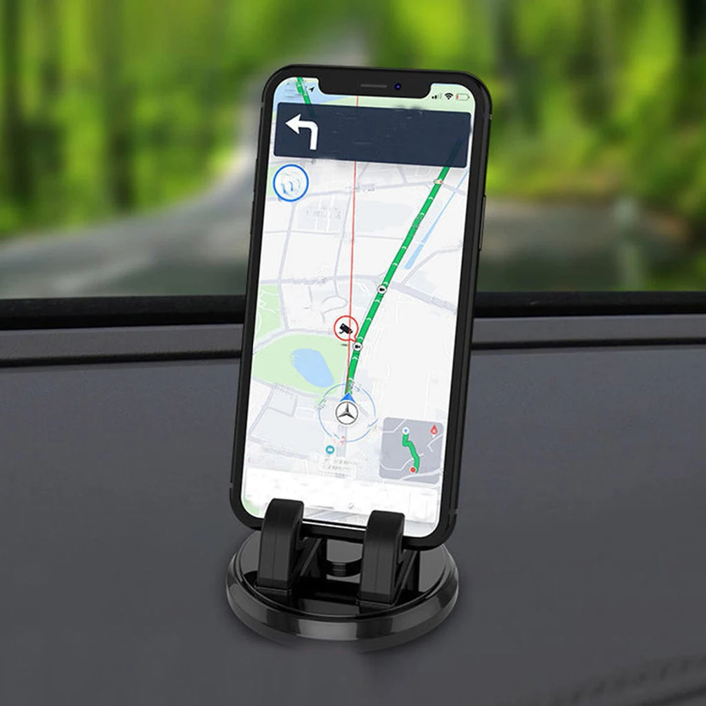 360 Degree Rotatable ABS Adhesive Car Phone Holder Mount Suitable Qme