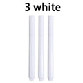 3-25Pcs/Set White/Colors Liquid Chalk Erasable Pen Marker For Glass Windows Electronic Blackboard Chalkboard Whiteboard Marker Qme 3 white