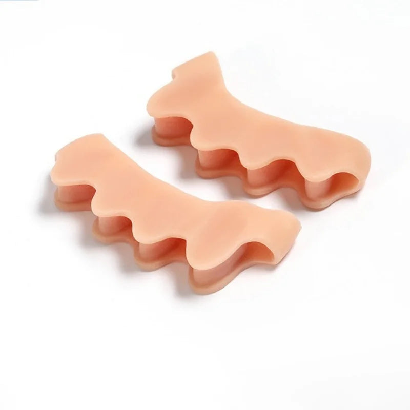 1/3/5pair orthosis protector toe separator suitable bunion corrector material soft gel toe separation foot care tool Qme 2pcs complexion