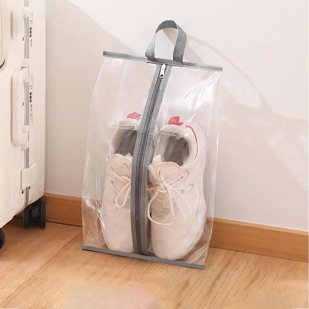 Shoe Storage Bag Zipper Closure Travel Shoes Men Women Breathable Qme