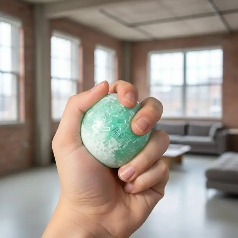 Crushed Ice Texture Squeeze Stress Ball Relief Toys Slow Rising Qme