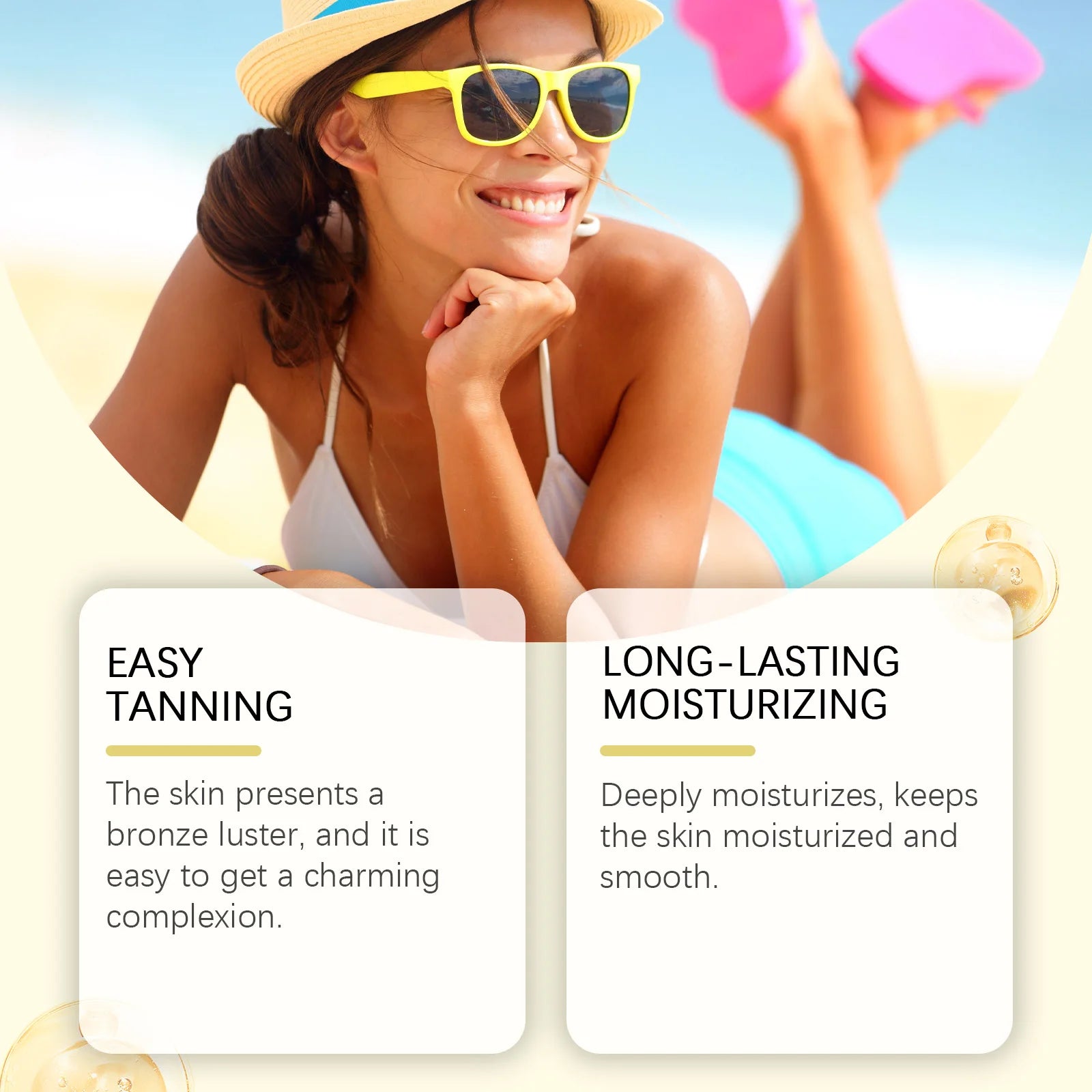 Tanning Accelerator Gel Natural Lasting Self Solarium Sunless Tanner Body Face Glow Bronzer Nourishing Intensive Tanning Cream Qme
