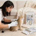 Pet Cleaning Gloves Quickly Cleaning Pet Paws Gentle Grooming of Pet Hair Eliminate Odors Portable Pet Cleaning Wipes Skin Care Qme Default Title