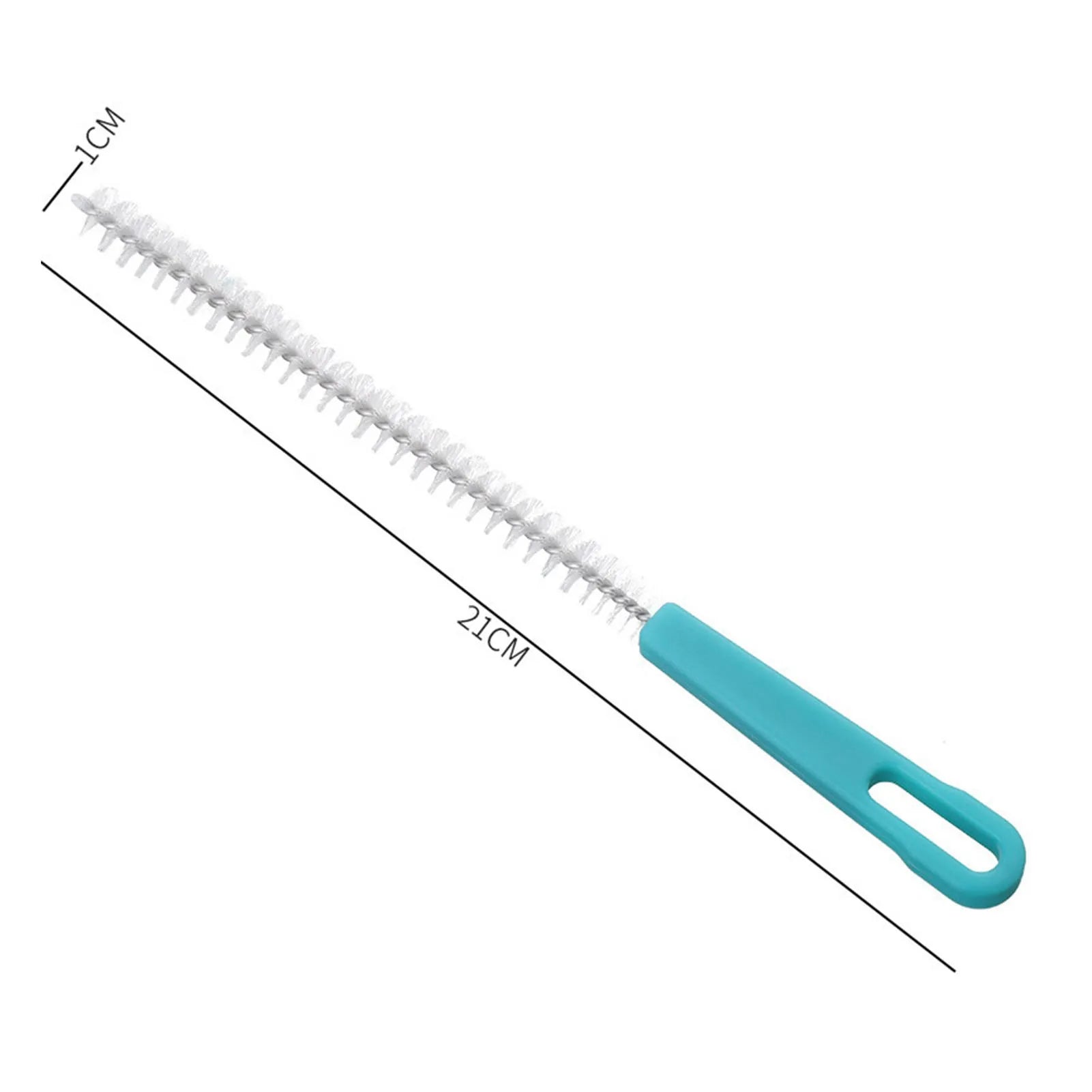 Extra Long Nylon Pipe Cleaning Brush Mini Drain Brush Flexible Tube Bottle Straw Cleaner for Sink Sewer Hole Kitchen Tool Qme