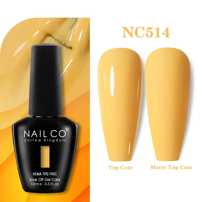 NAILCO Green Series Dark Gel Nail Polish Lasting Hybrid Base Matte Qme