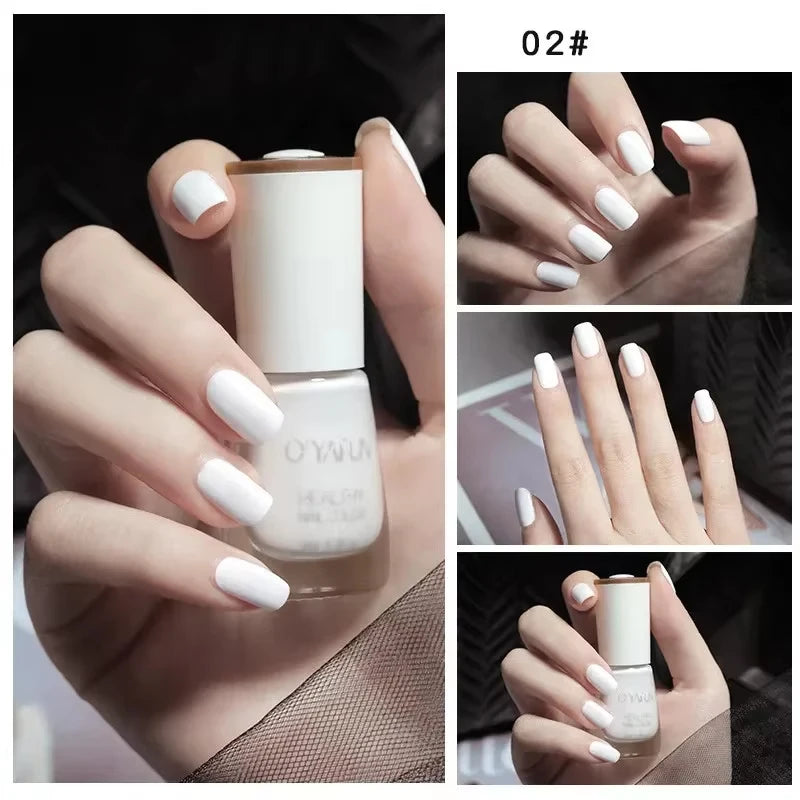No-bake Nail Polish Nail Art Tearable Quick Dry Normal Without Lamp Nail Polish Glitter Sequins UV Varnish Nails Tools Qme 2