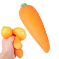 Carrot Squishy Toy Soft Slow Rising Stress Relief Fidget Toys Kids Qme Carrot