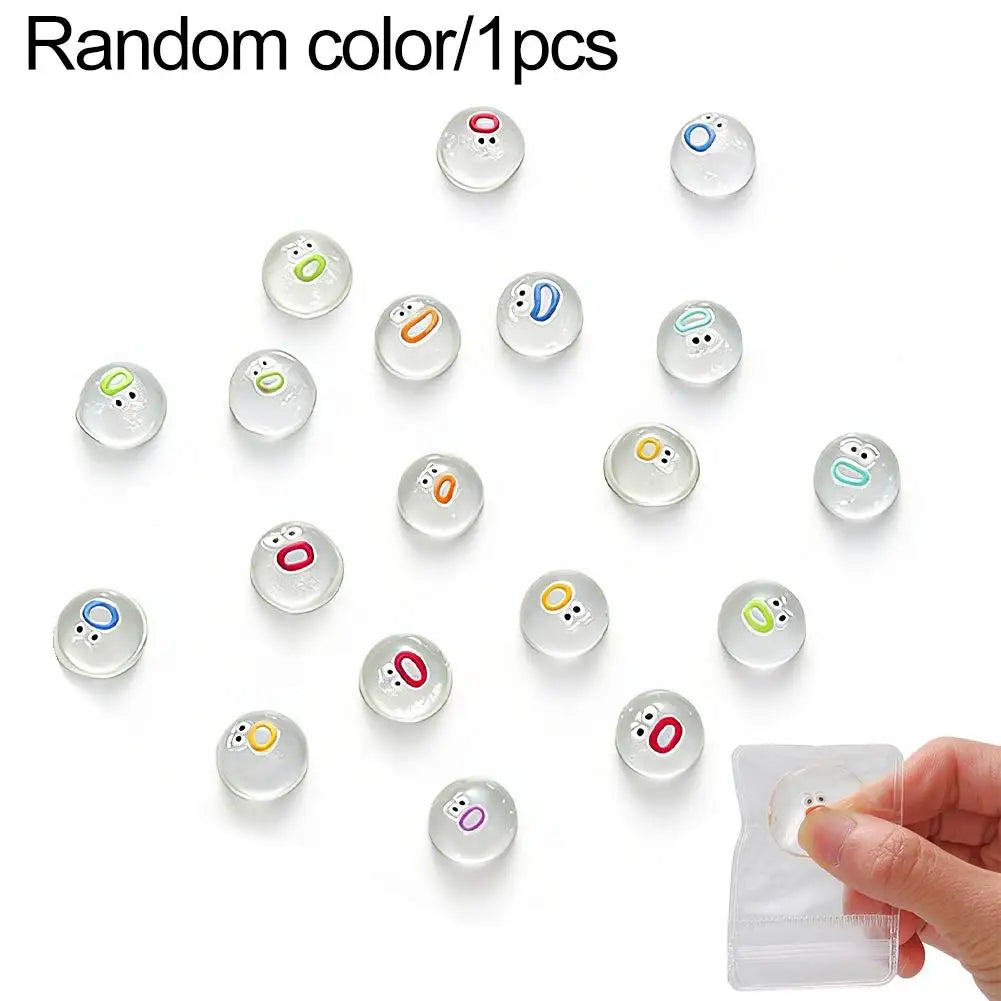 Mini Squishies Expression Squeeze Fidget Toys Emotion Poppers Sensory Qme 1pc