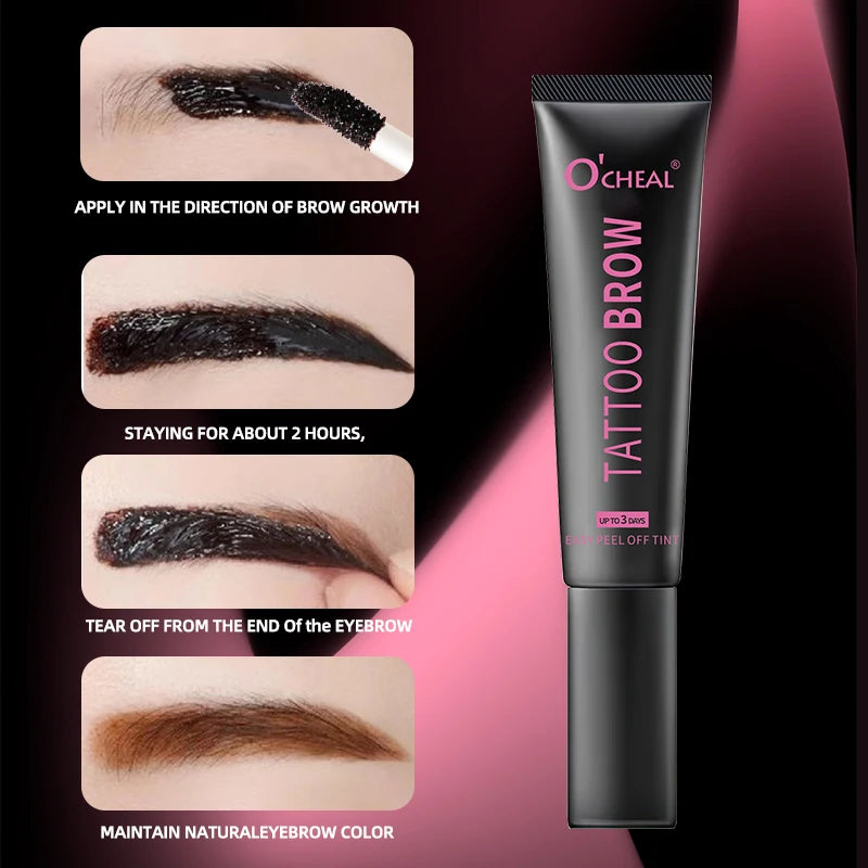 Waterproof Eyebrow Gel Long-lasting Quick Drying Formula Suitable All Qme