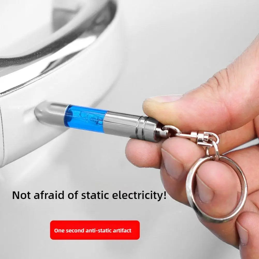 Human Body Static Eliminator Portable Anti-Static Keychain Static Electricity Remover Discharge Key Chain For Human Body Qme
