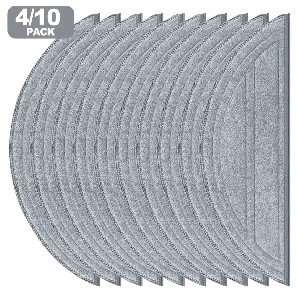 4/10 Pcs Mop Cloth Pads For Roborock Q10 S5 /Q10 S5+ /Q10 VF /Q10 VF+ /Q10V /Q10V+ Vacuum Cleaner Accessoreis Qme